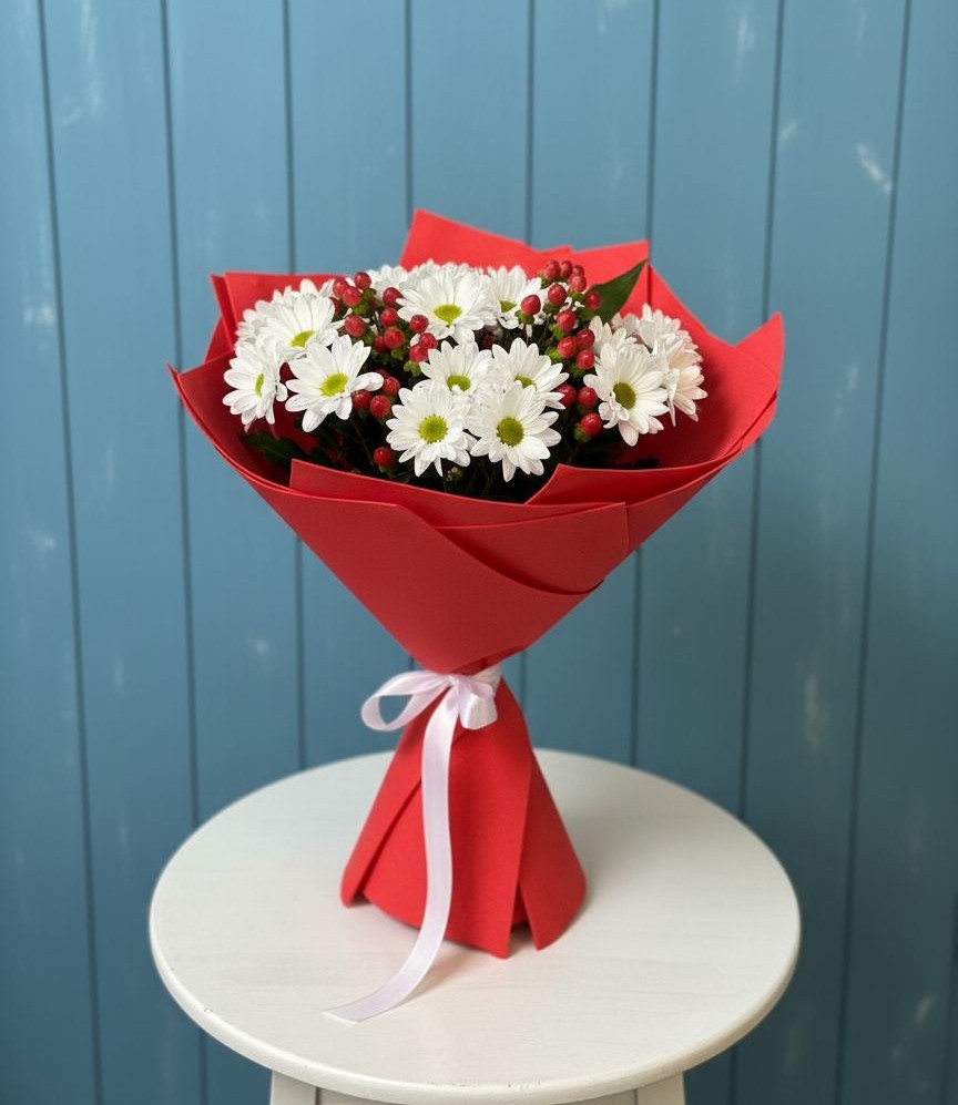 Букет цветов из: Хризантемы в Нагутском