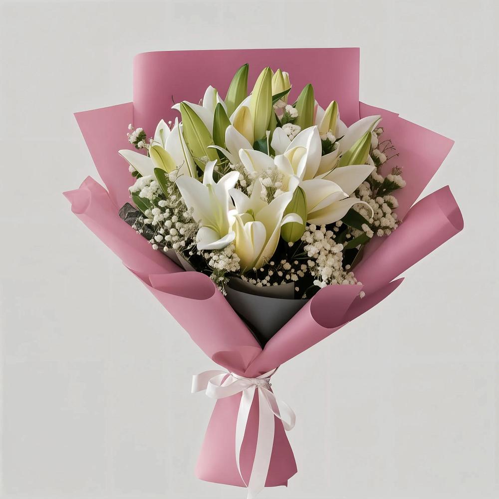 Букет цветов из: Лилии в Нагутском