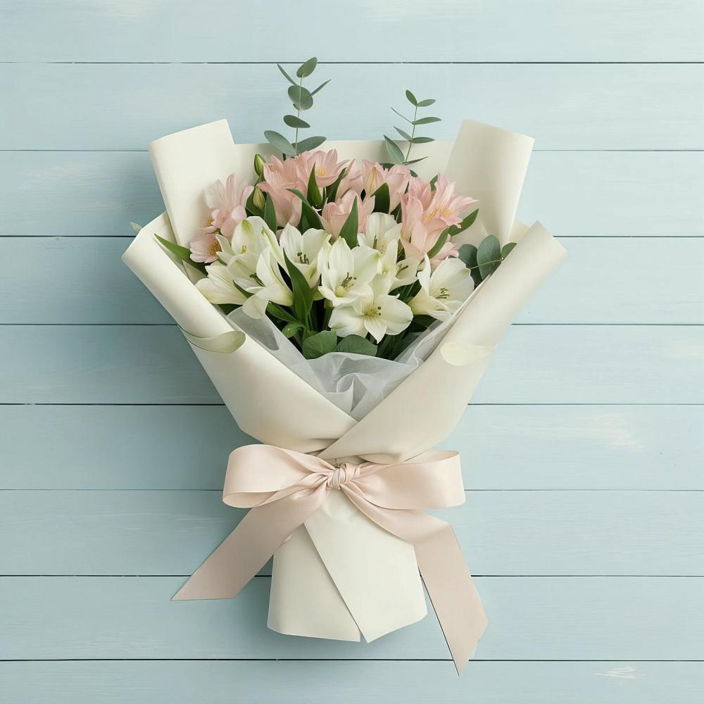 Букет цветов из: Альстромерии в Нагутском