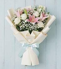 Букет цветов из:  Лилии в Нагутском